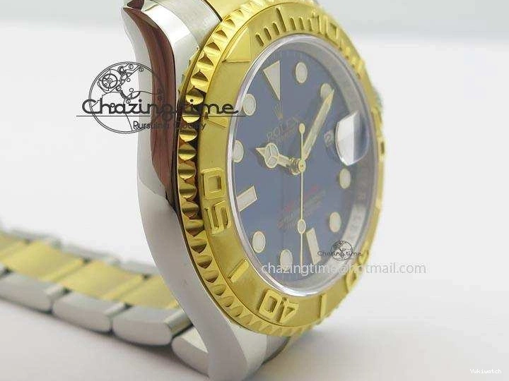 Yacht-Master Edition 116622 SS Bracelet YG Blue Best Dial JF A2836 On 0115